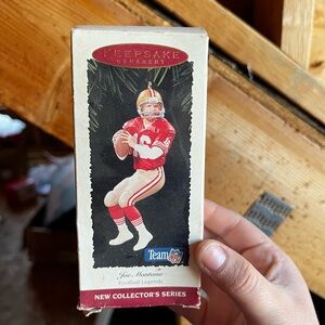 Hallmark Keepsake Ornament - Red and White Football Legend